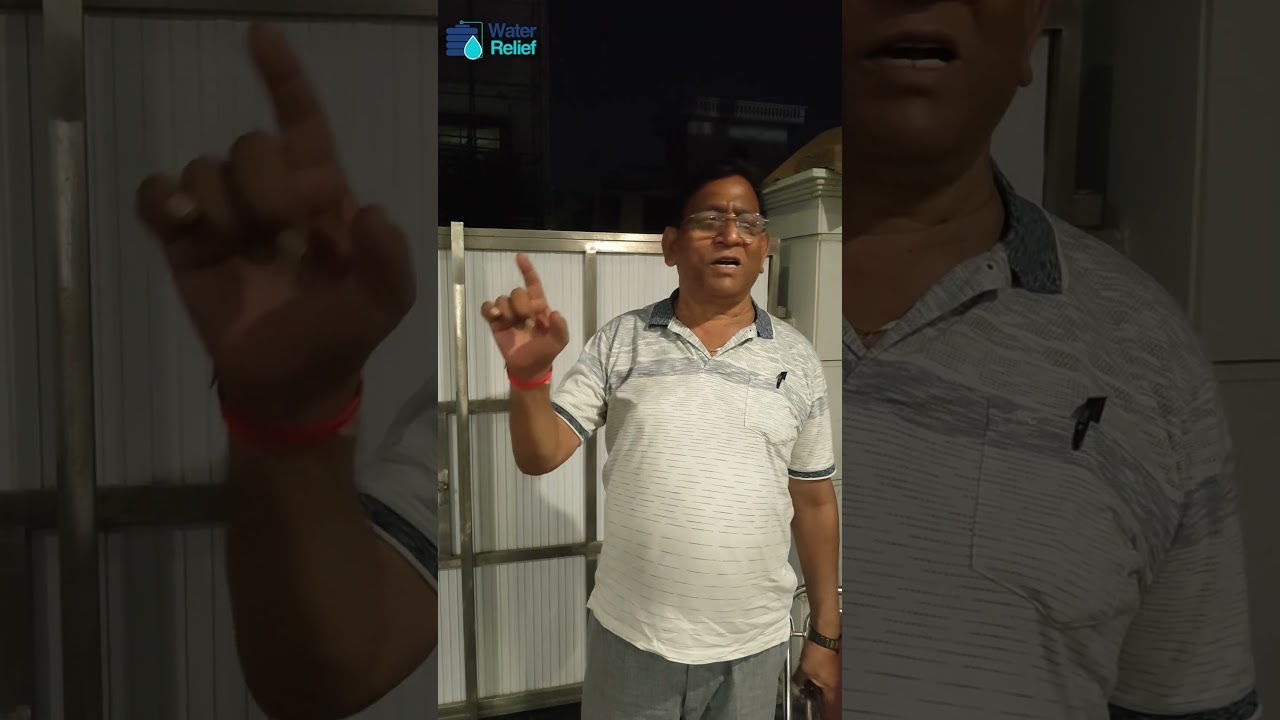 How Water Relief Solved Water Management Problems of Mr. Aggarwal. #waterrelief #savewater