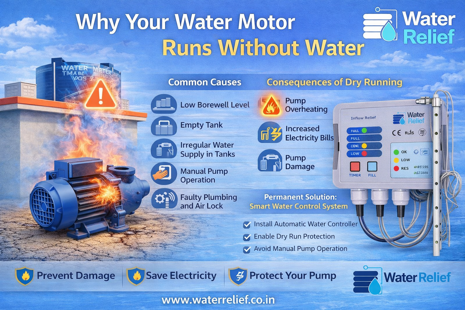 Why Your Water Motor Runs Without Water