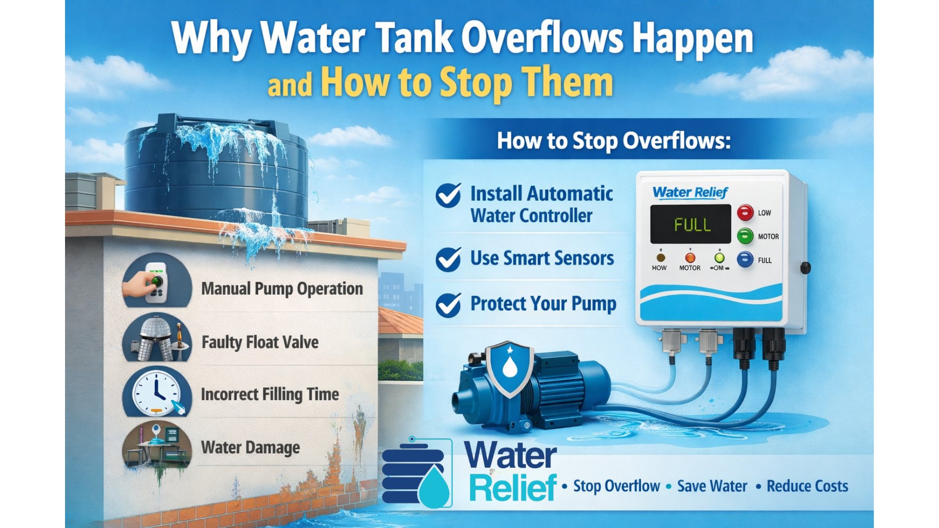 Why Water Tank Overflows Happen and How to Stop Them