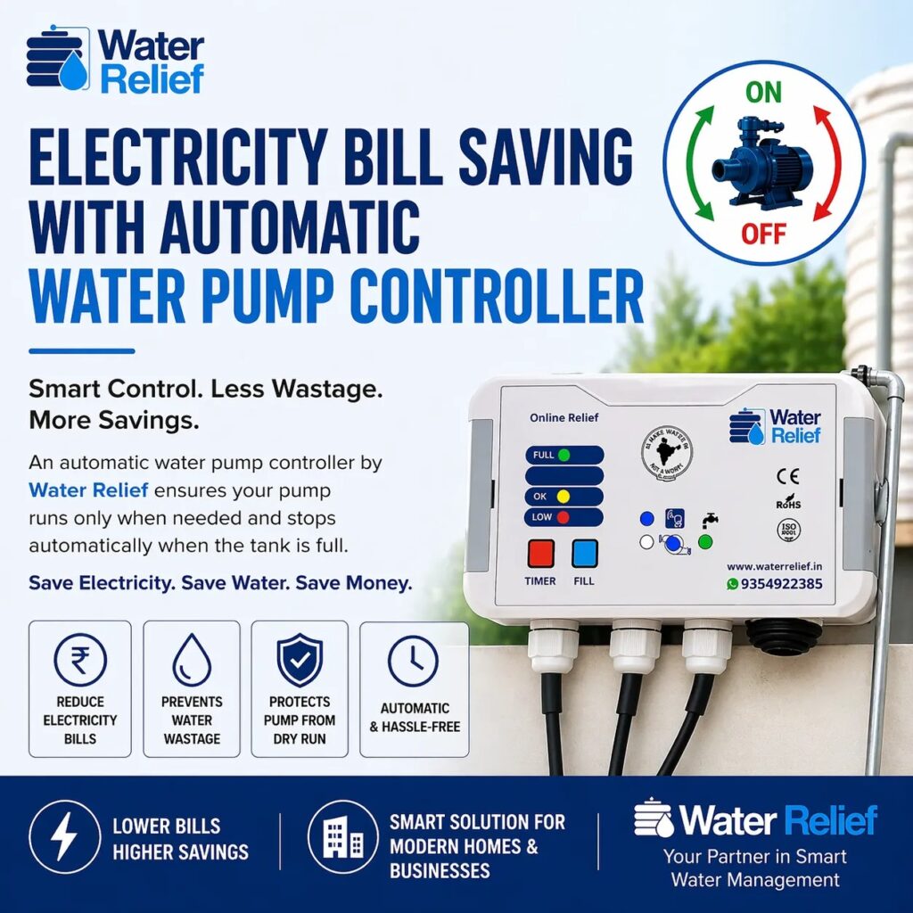 Electricity Bill Saving with Automatic Water Pump Controller