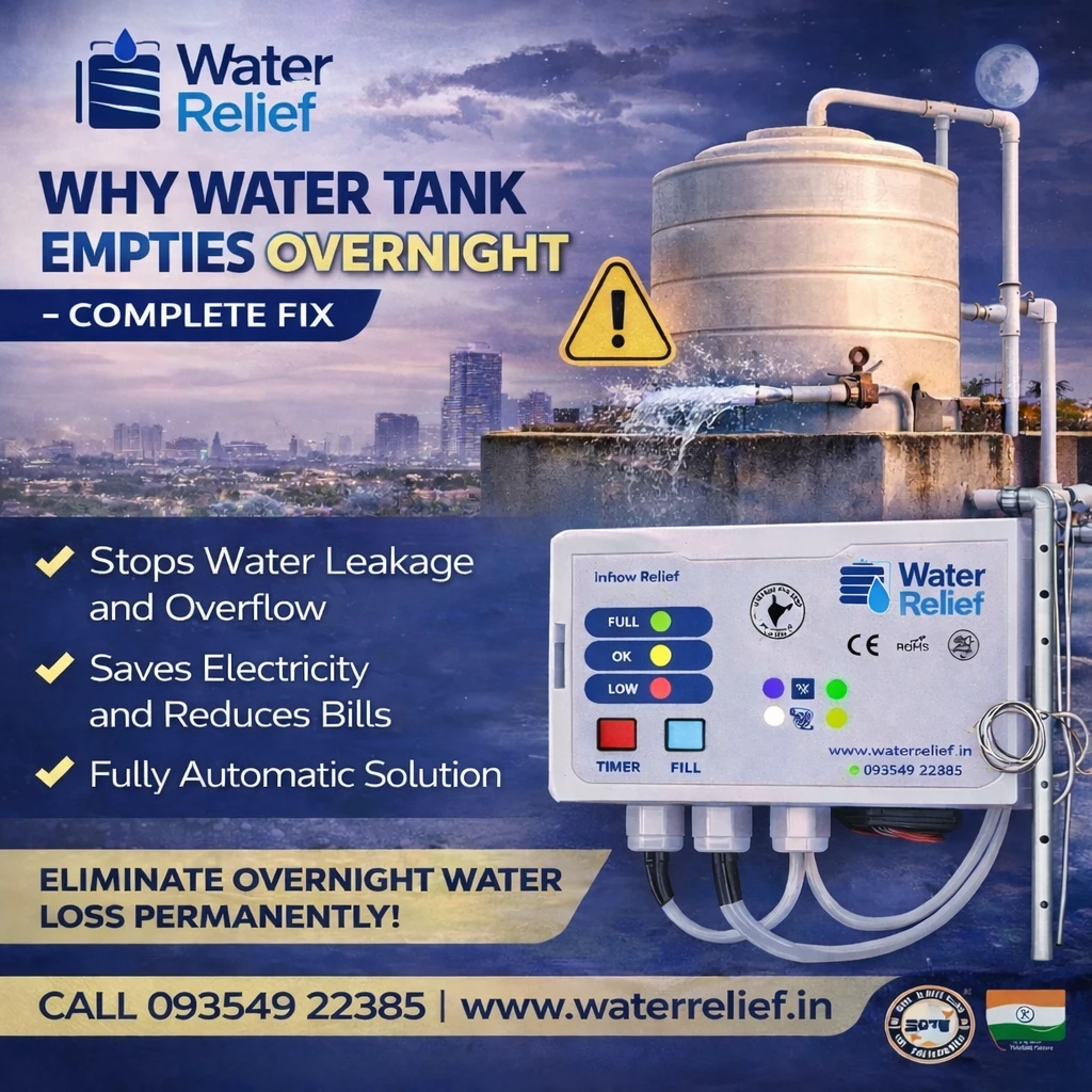 Why Water Tank Empties Overnight – Complete Fix