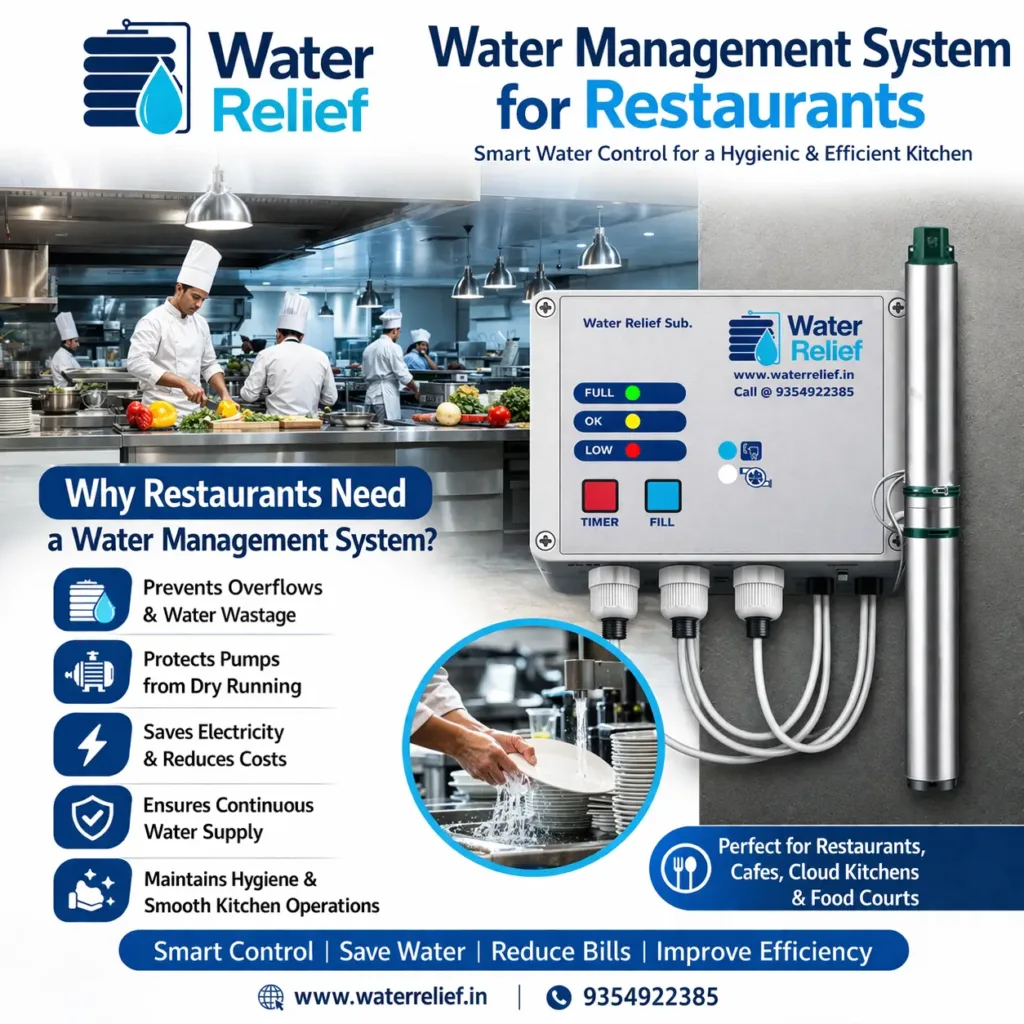 Water Management System for Restaurants