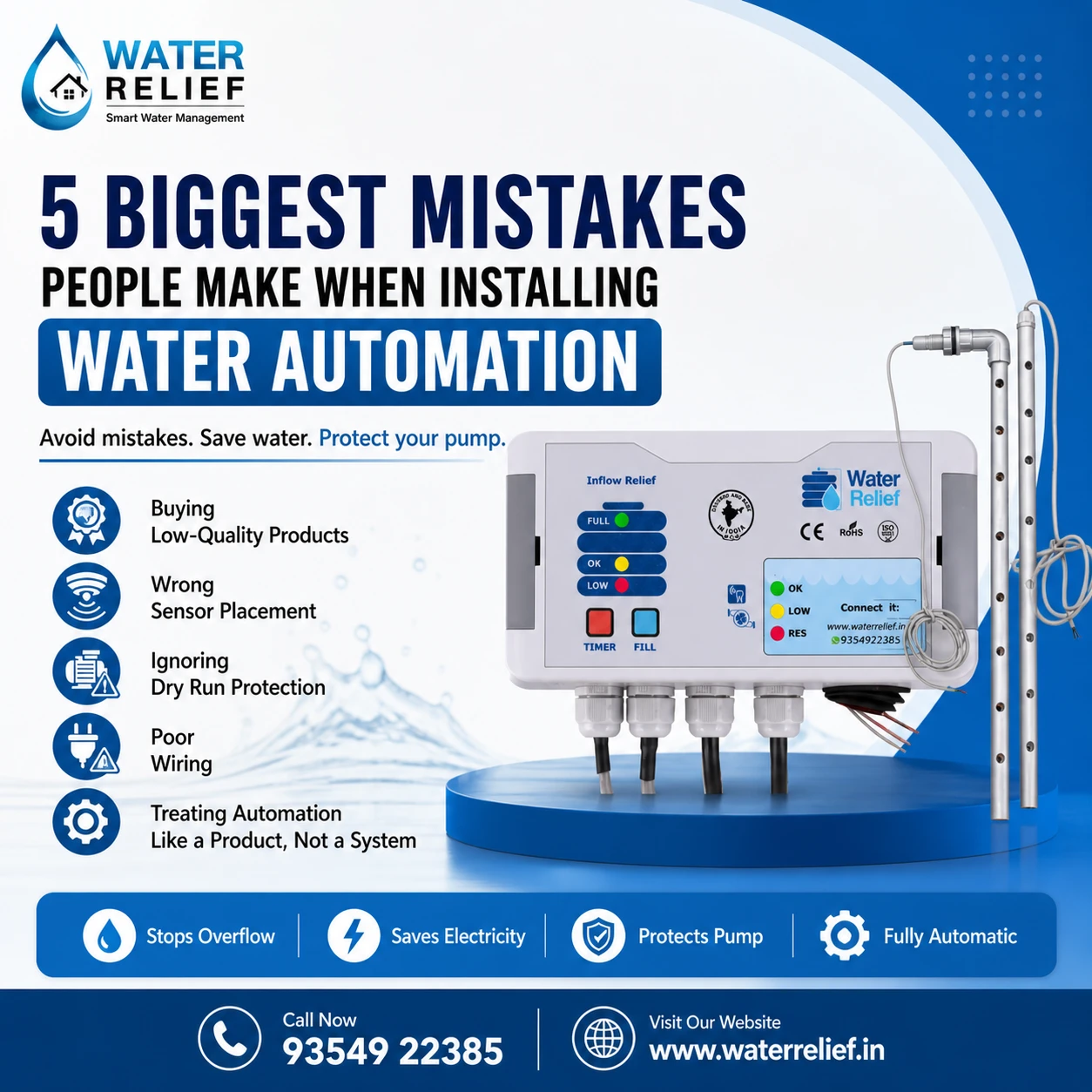 5 Biggest Mistakes People Make When Installing Water Automation