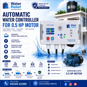 Automatic Water Controller for 0.5 HP Motor