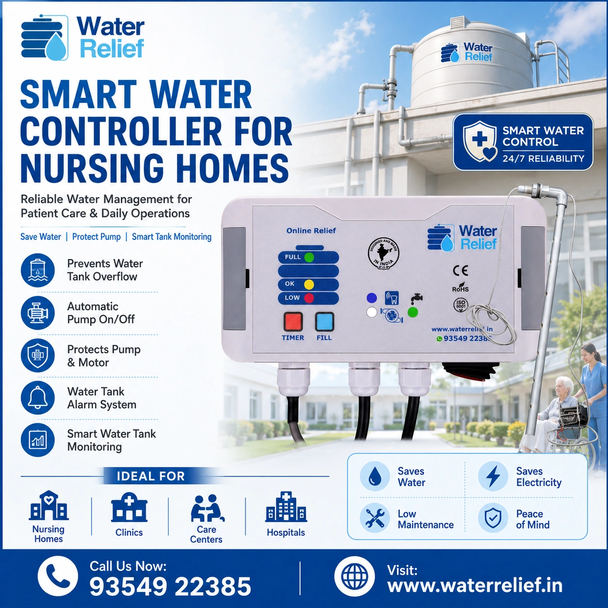 Smart Water Controller for Nursing Homes