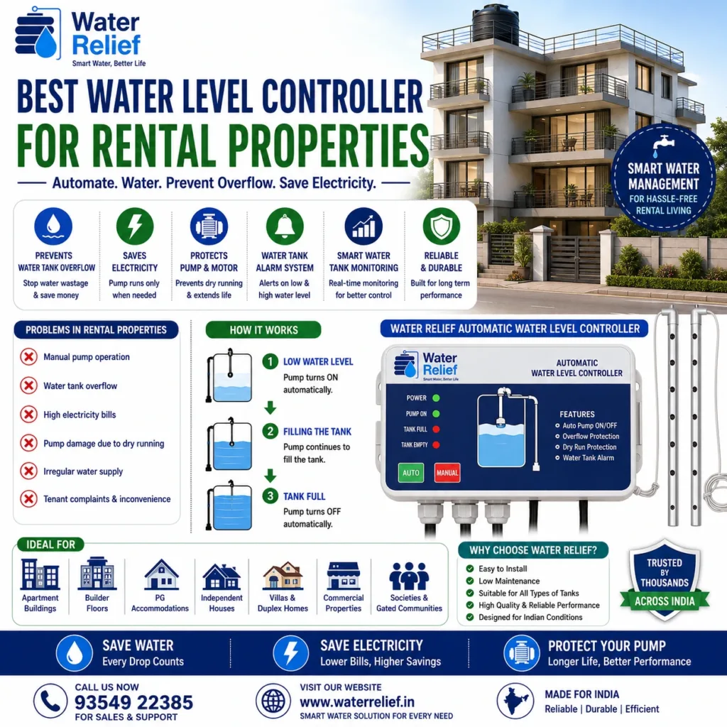Water Level Controller for Rental Properties