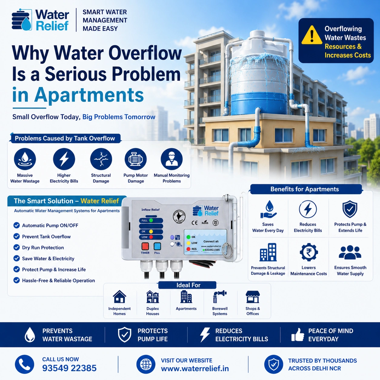 Water Overflow Is a Serious Problem in Apartments