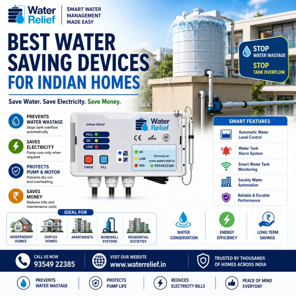 Water Saving Devices for Indian Homes