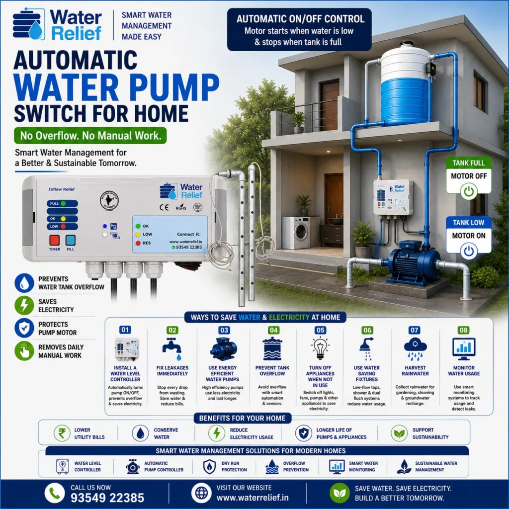 Automatic Water Pump Switch for Home