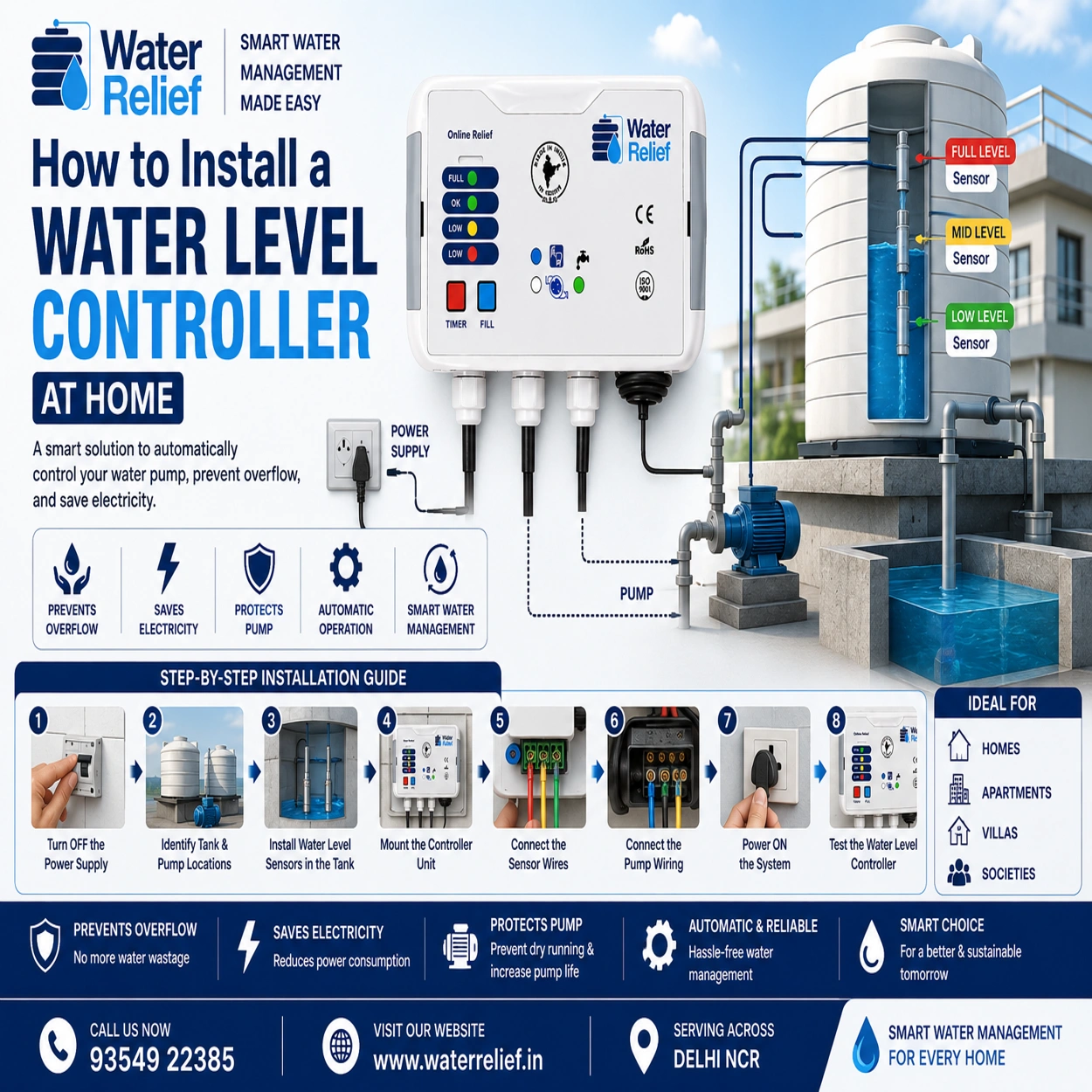 How to Install a Water Level Controller at Home
