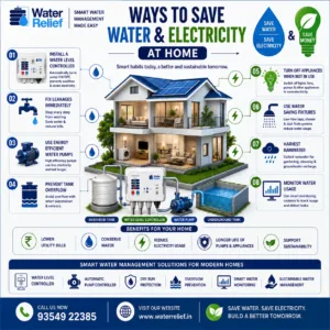 Ways to save water and electricity at home