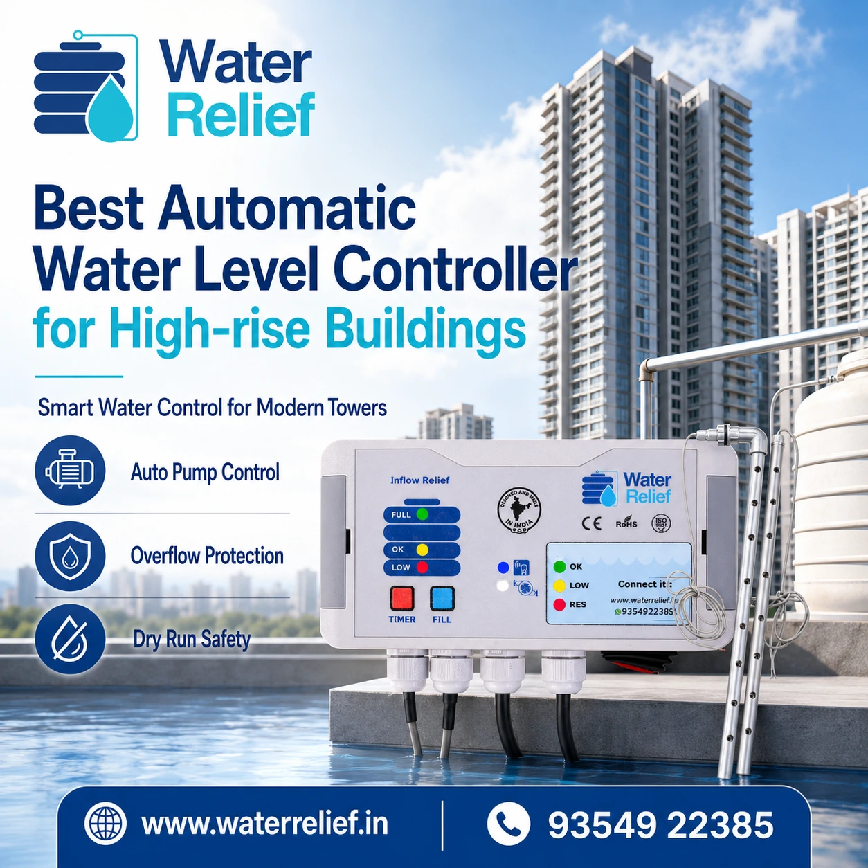Automatic Water Level Controller for High-rise Buildings