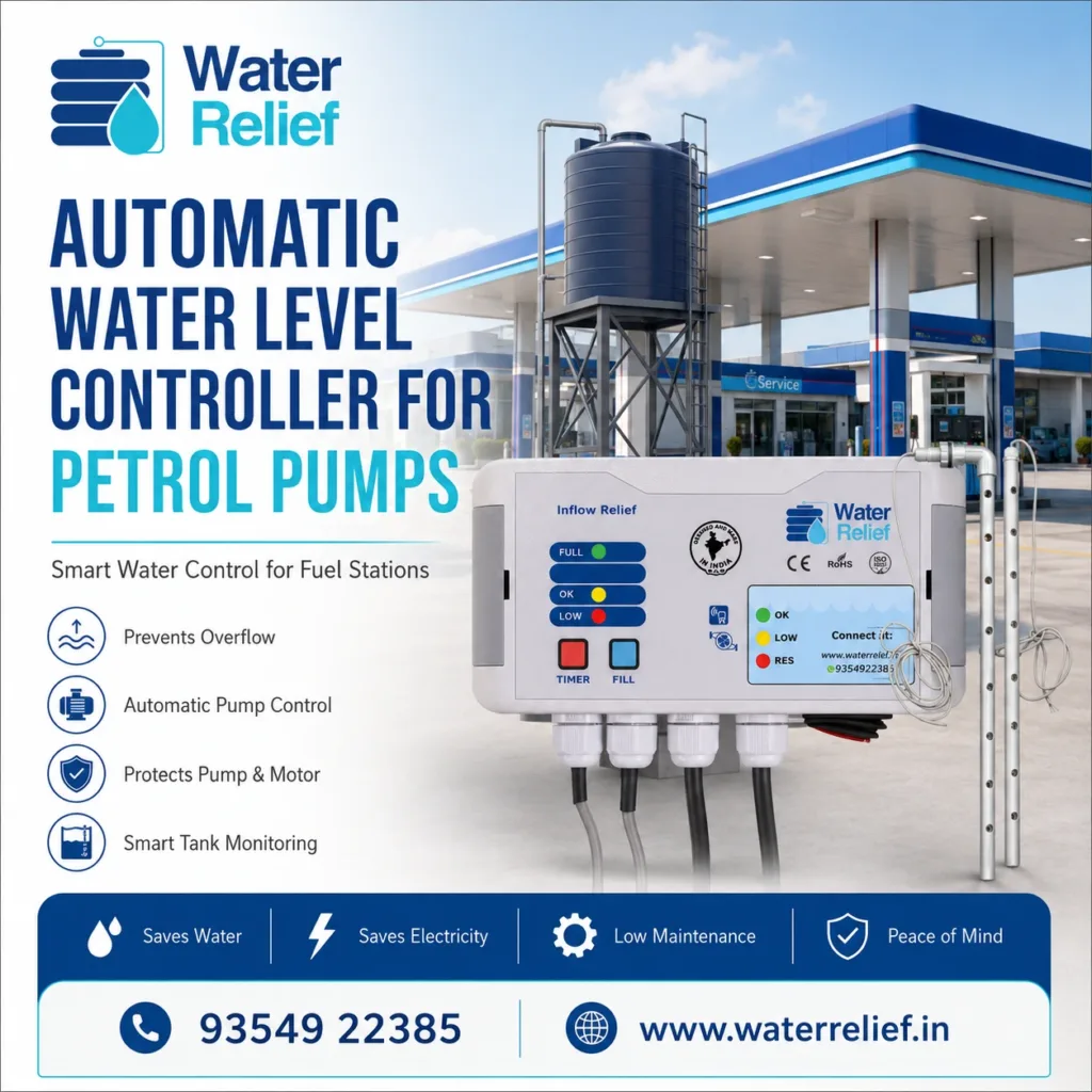 Automatic Water Level Controller for Petrol Pumps