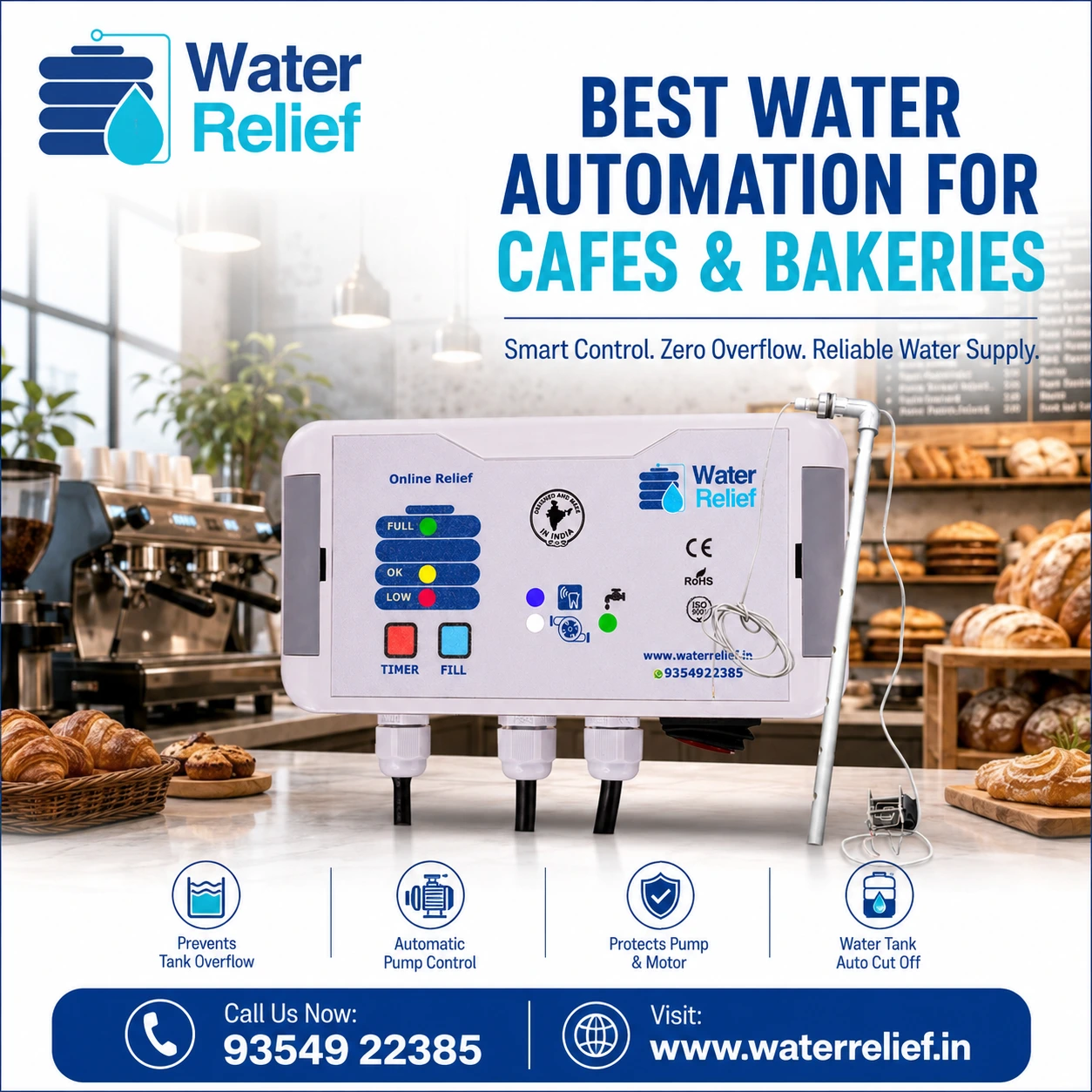 Water Automation for Cafes and Bakeries