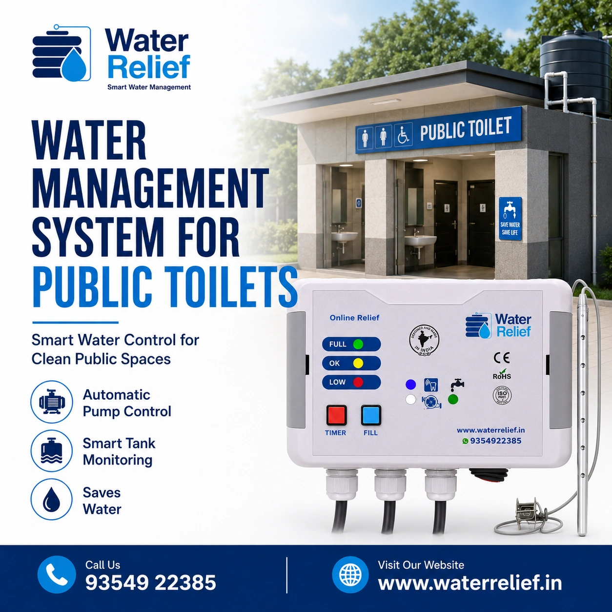 Water Management System for Public Toilets
