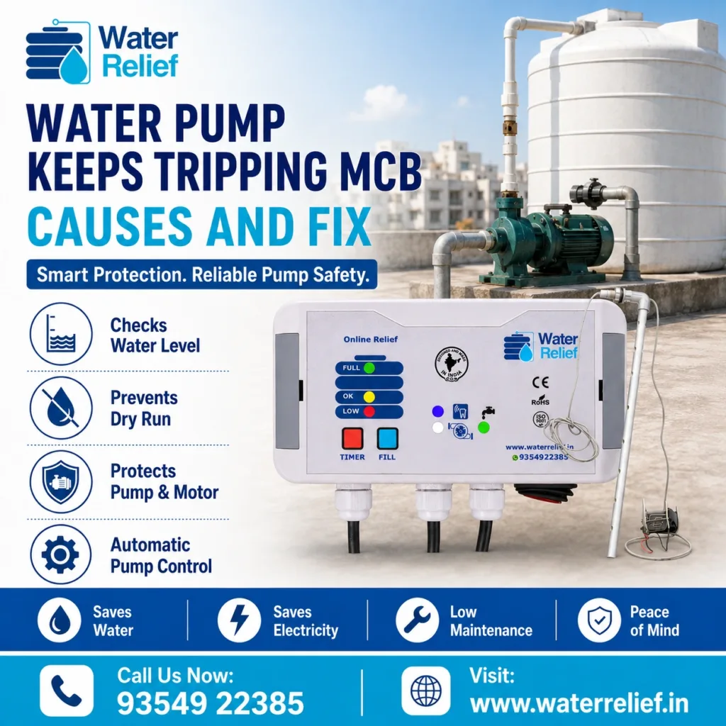Water Pump Keeps Tripping MCB