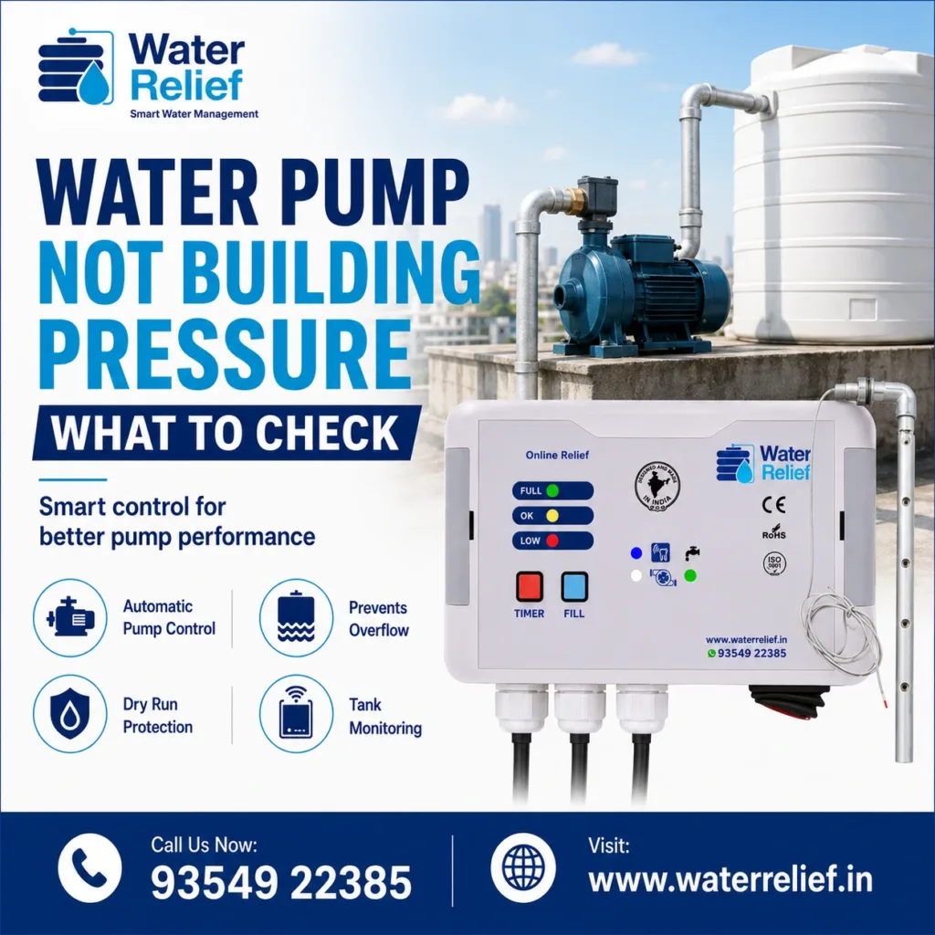 Water Pump Not Building Pressure
