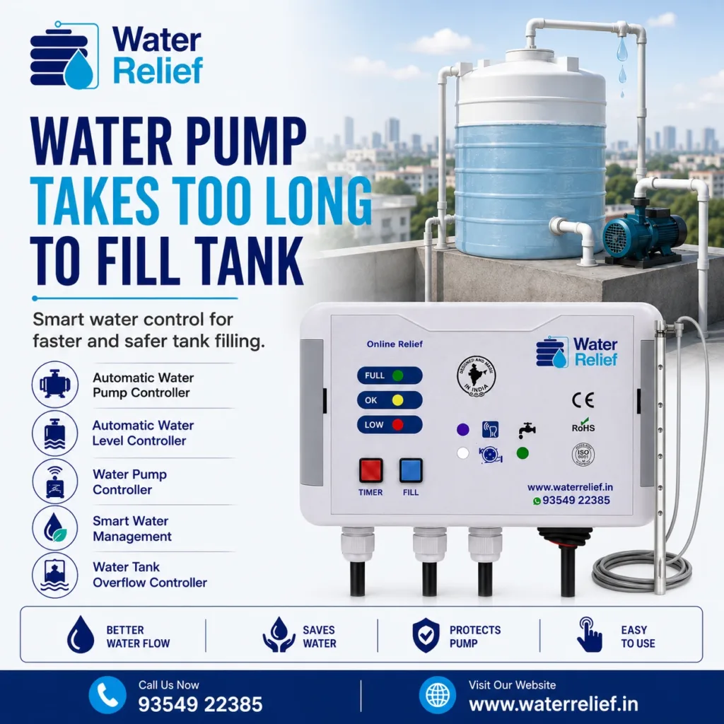 Water Pump Takes Too Long to Fill Tank