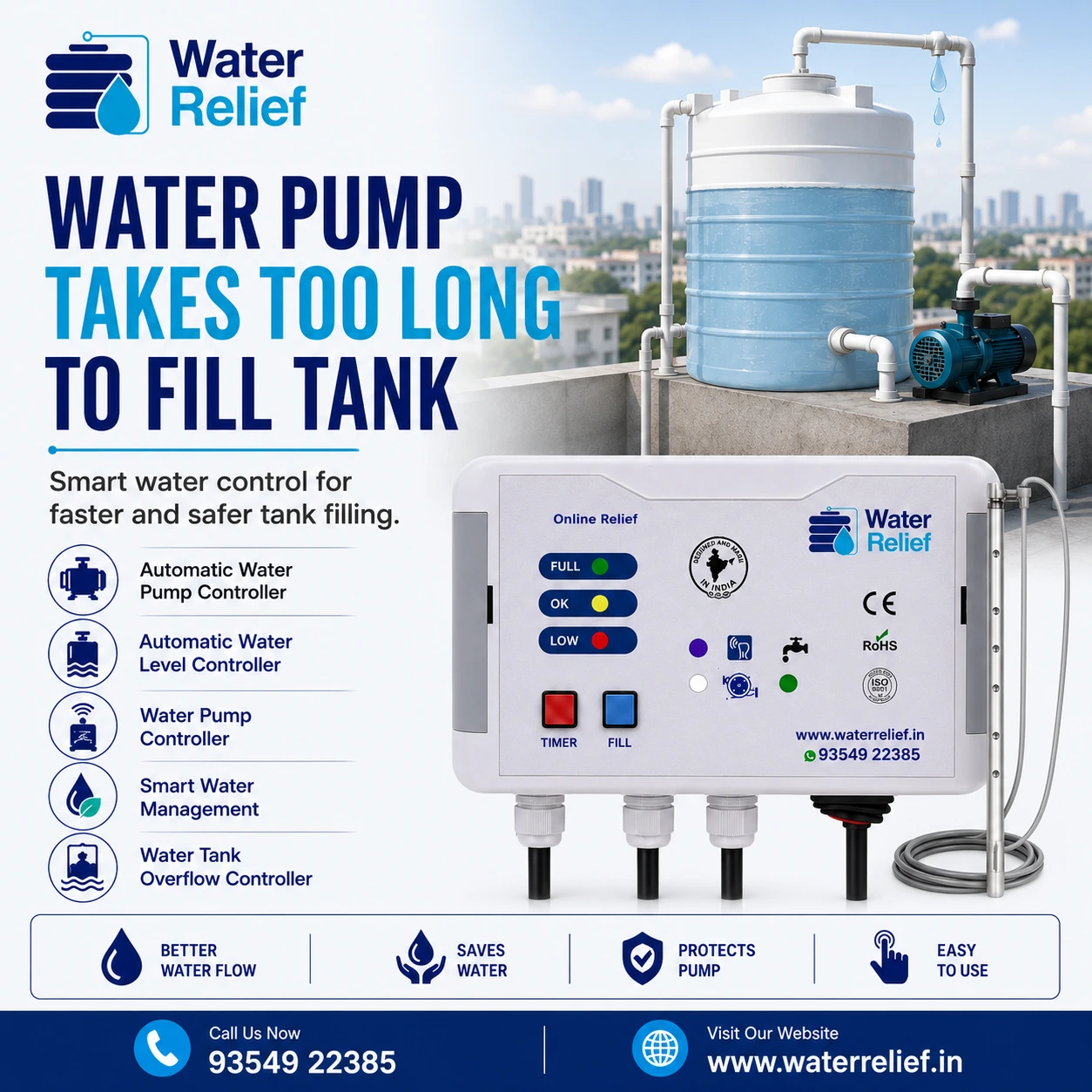 Water Pump Takes Too Long to Fill Tank