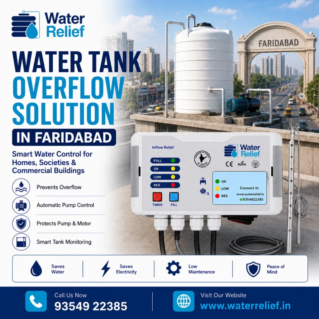 Water Tank Overflow Solution in Faridabad