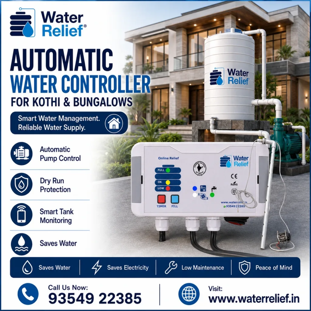 Automatic Water Controller for Kothi and Bungalows