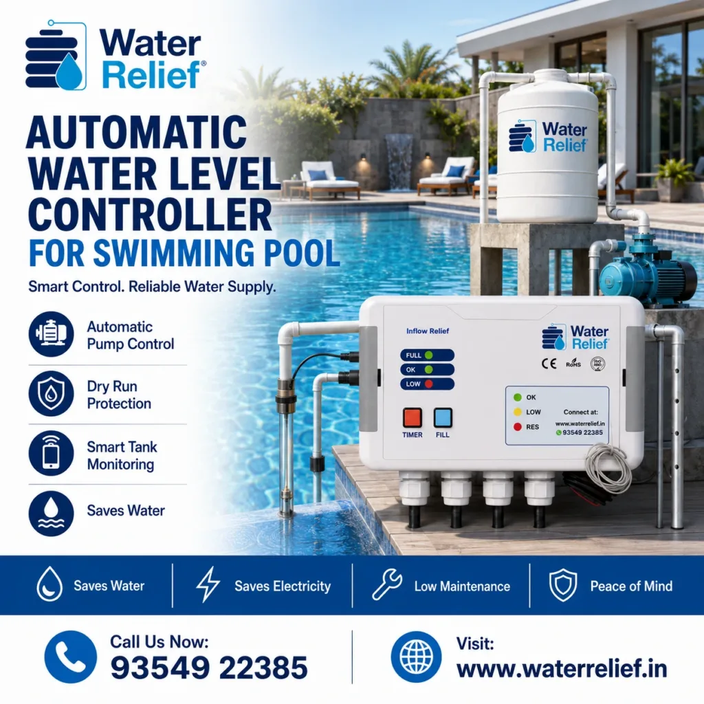 Automatic Water Level Controller for Swimming Pool