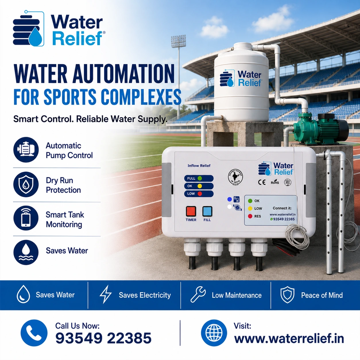 Water Automation for Sports Complexes