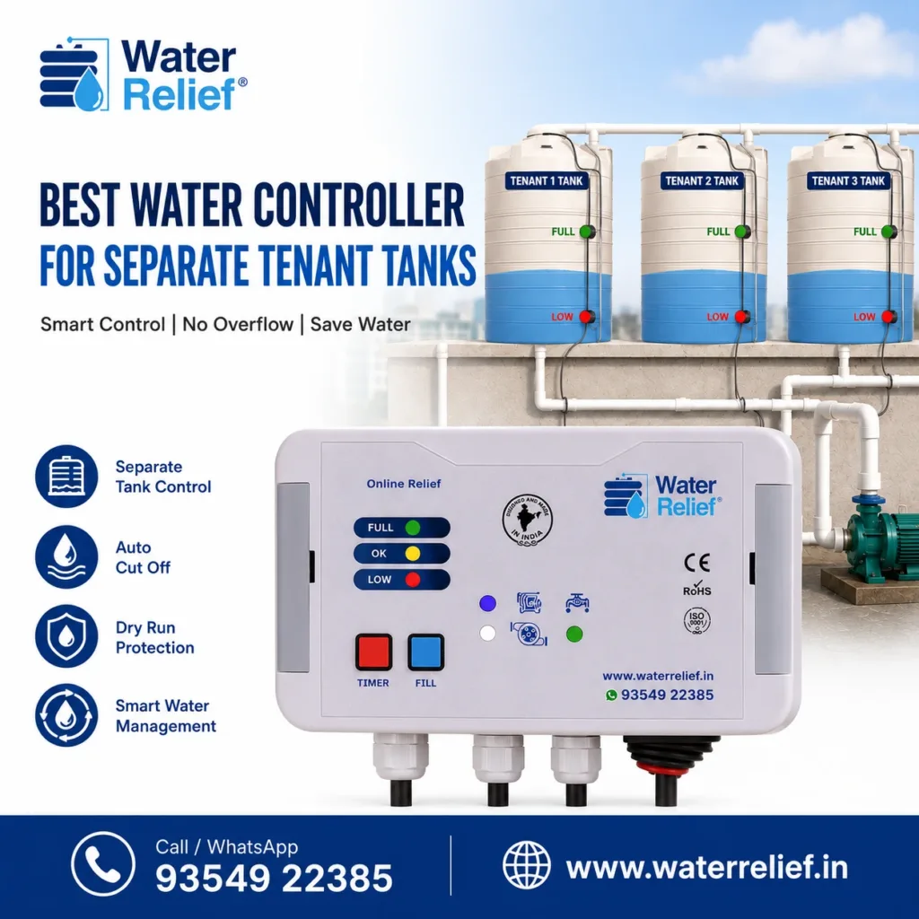 Water Controller for Separate Tenant Tanks