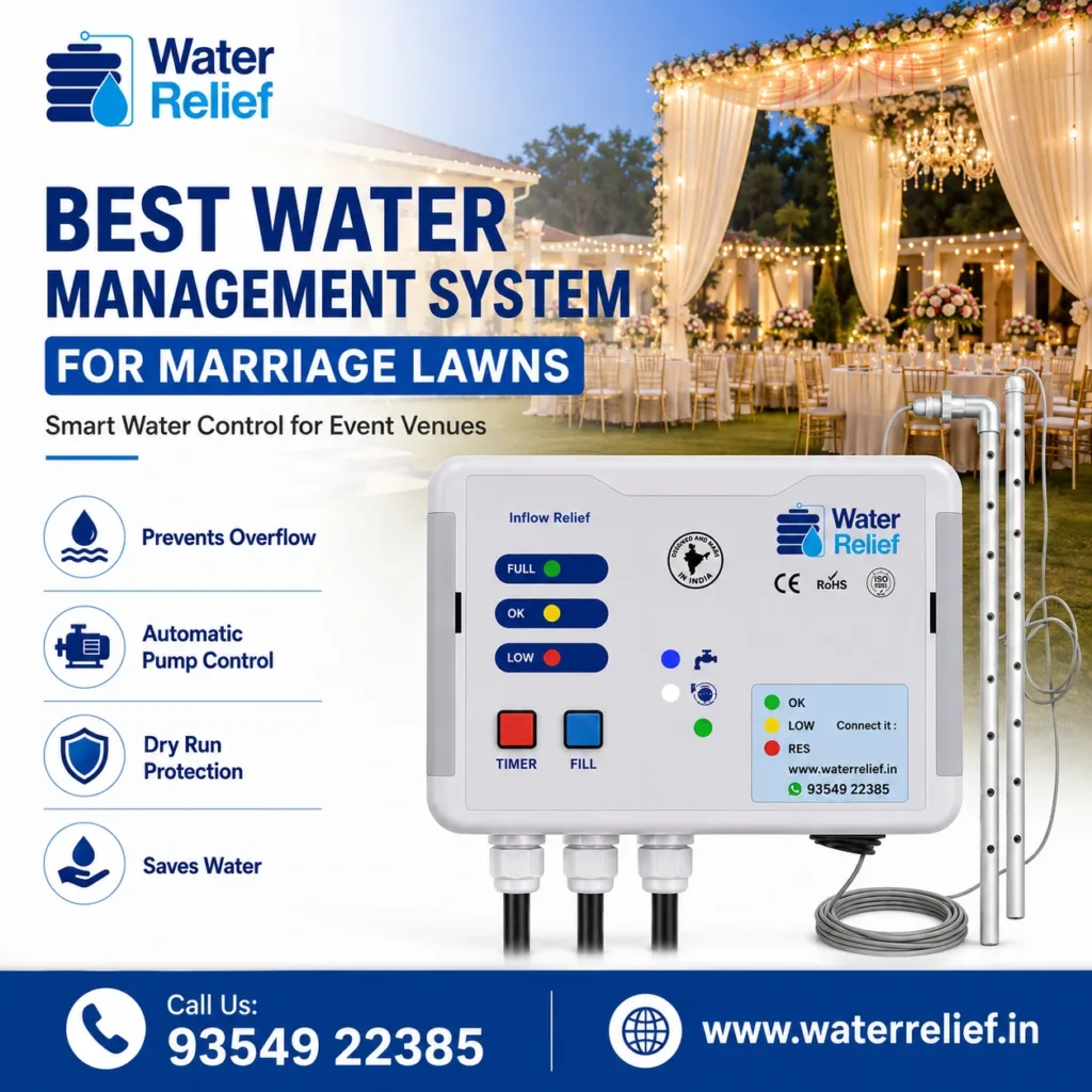 Water Management System for Marriage Lawns