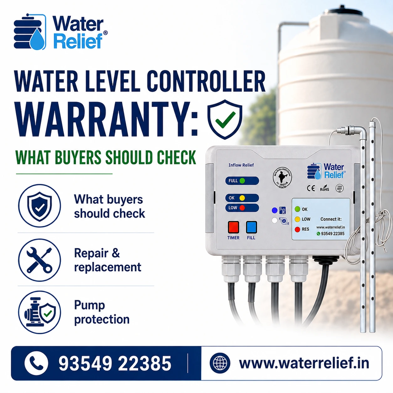 Water Level Controller Warranty