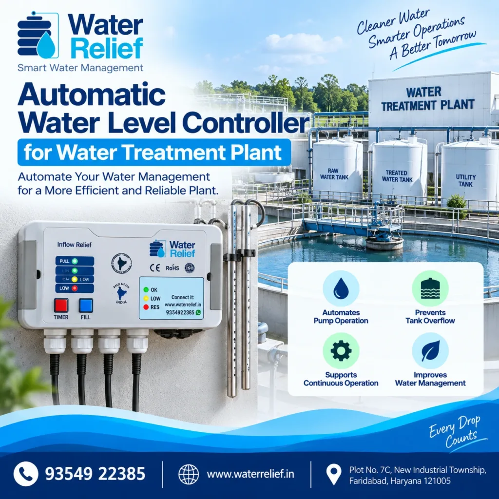 Automatic Water Level Controller for Water Treatment Plant