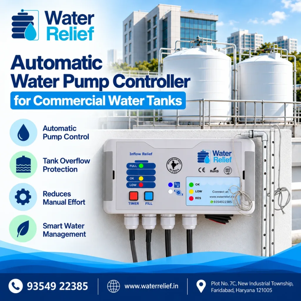 Automatic Water Pump Controller for Commercial Water Tanks